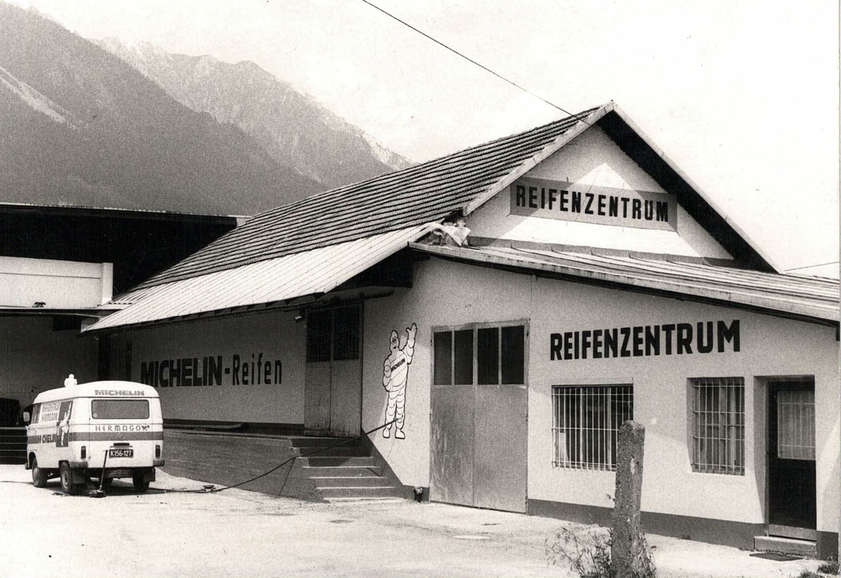 Ein Bild von Reifenzentrum Hermagor in den 80iger Jahren